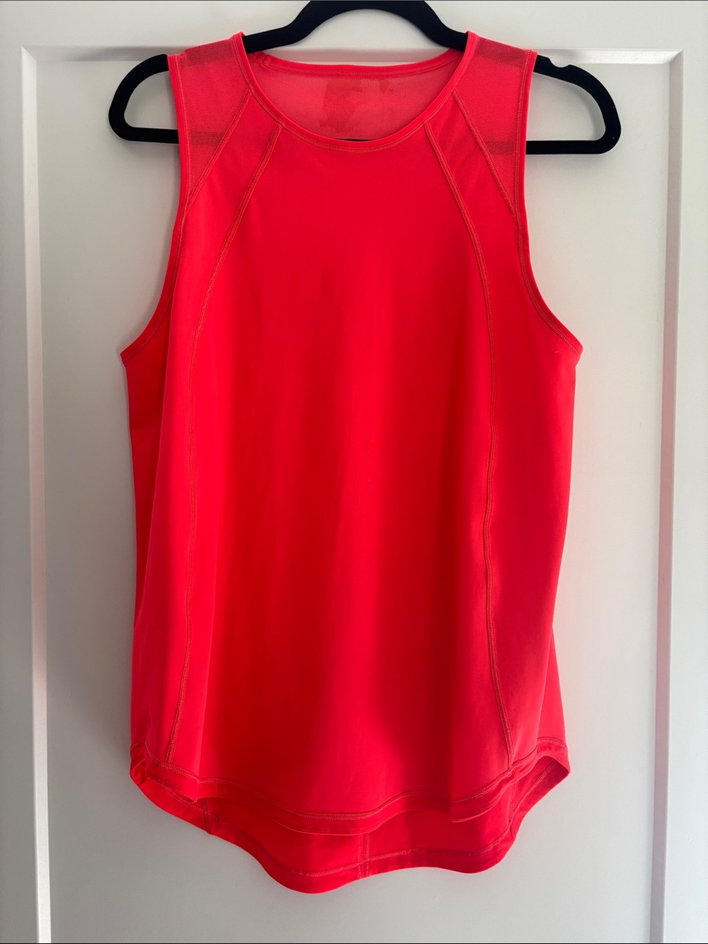 lululemon athletica Neon Coral Sculpt Tank